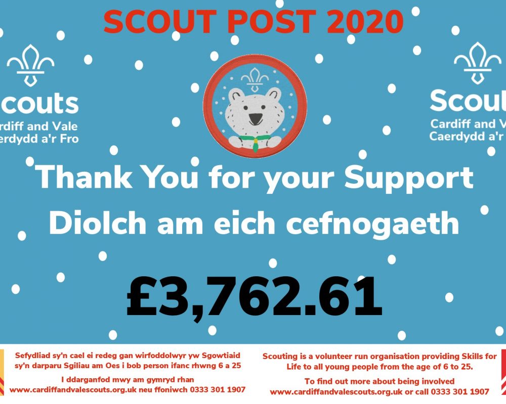 Scout post thank you poster